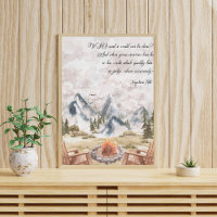 Motivational Napoleon Hill Quote Watercolor