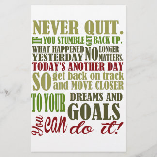 Motivational: Never Quit