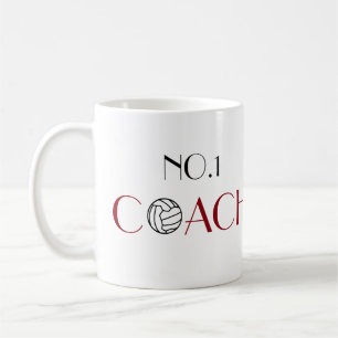 Motivational No.1 Coach Netball Coffee Mug