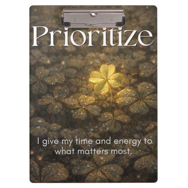 Motivational Office, Productivity Gift  Clipboard (Front)