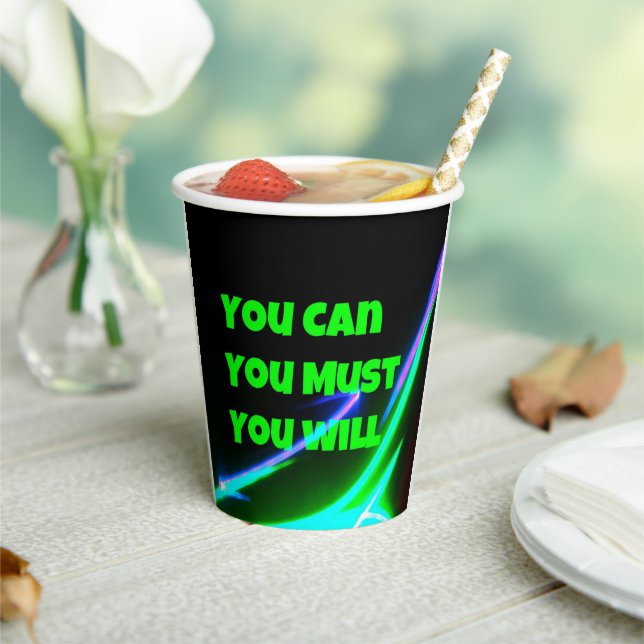 Motivational Paper Cups (Insitu)
