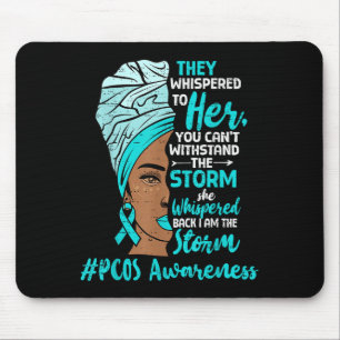 Motivational Pcos Awareness Black Women Melanin Ri Mouse Mat