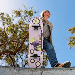 Motivational Personalizable "INSPIRE" Skateboard