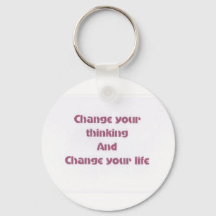 Motivational Phrases Key Ring