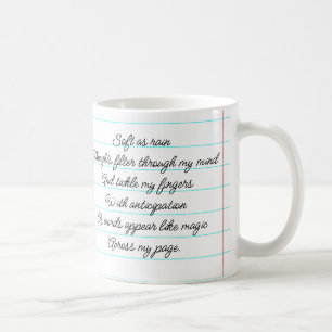 Motivational Poem I Am A Writer Personalised Coffee Mug