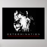 Motivational Pop Art Lion Poster Print<br><div class="desc">Roaring Lion Digital Artwork - Lion Head Computer Animal Art - College Pop Art - Wild Big Cats Computer Images</div>