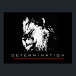 Motivational Pop Art Lion Poster Print<br><div class="desc">Roaring Lion Digital Artwork - Lion Head Computer Animal Art - College Pop Art - Wild Big Cats Computer Images</div>