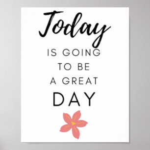 Motivational Positive Quote Sticker Poster