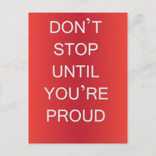 Motivational Postcard