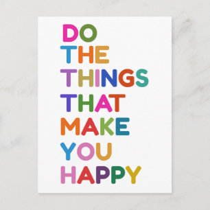 motivational postcard