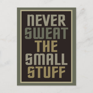 Motivational postcard