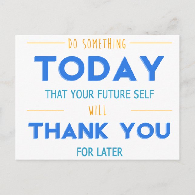 Motivational Postcard for Entrepreneurs  Version 1 (Front)