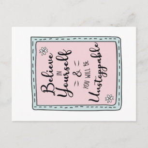 Motivational Postcard Printable