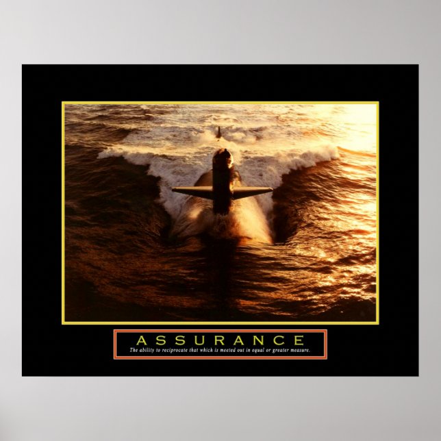 Motivational Poster - "Assurance" - 22"x28" (Front)