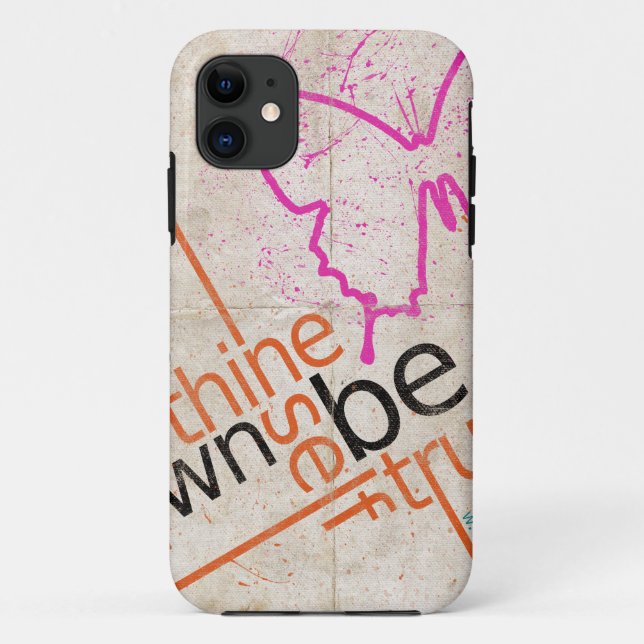 Motivational Poster Case-Mate iPhone Case (Back)