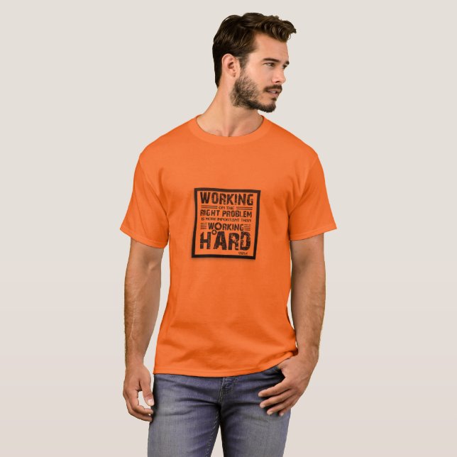 Motivational poster Font Problem solving T-Shirt (Front Full)