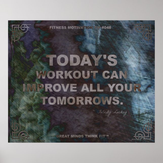 Motivational Poster for Fitness Quote #048 (Front)