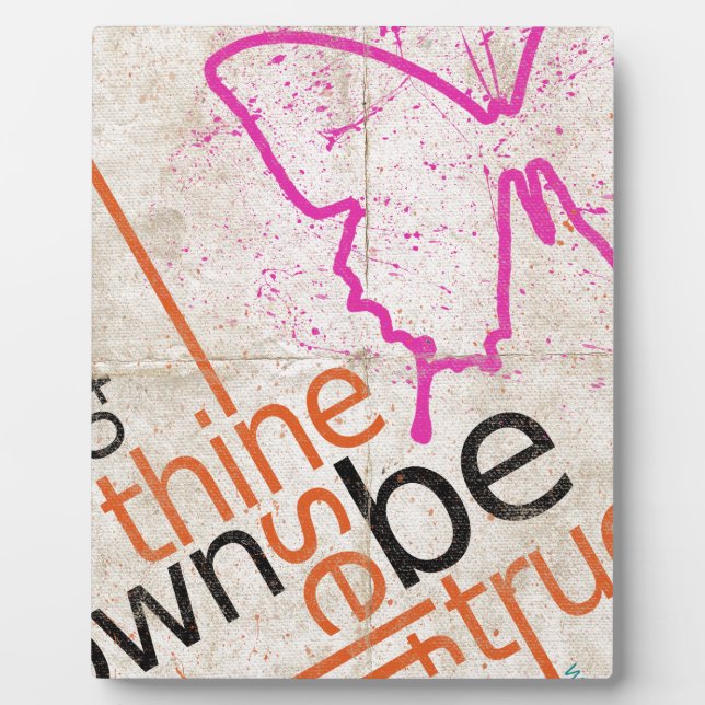 Motivational Poster Plaque (Front)