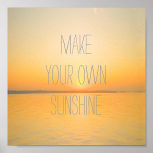 motivational poster text on sunrise nature photo