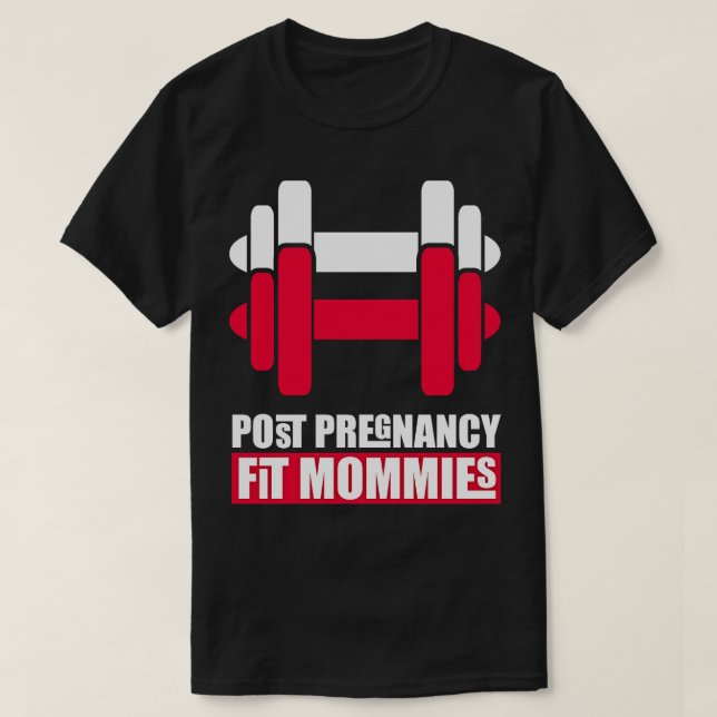 Motivational Pregnancy Lifting Artwork T-Shirt (Design Front)