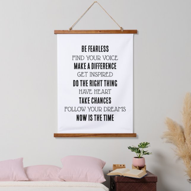 Motivational Print Hanging Tapestry (Bedroom)