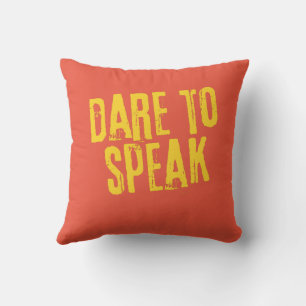 Motivational Print Unleash Your Voice Cushion
