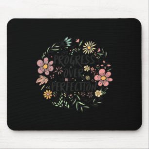 Motivational Progress Over Perfection Back To Scho Mouse Mat