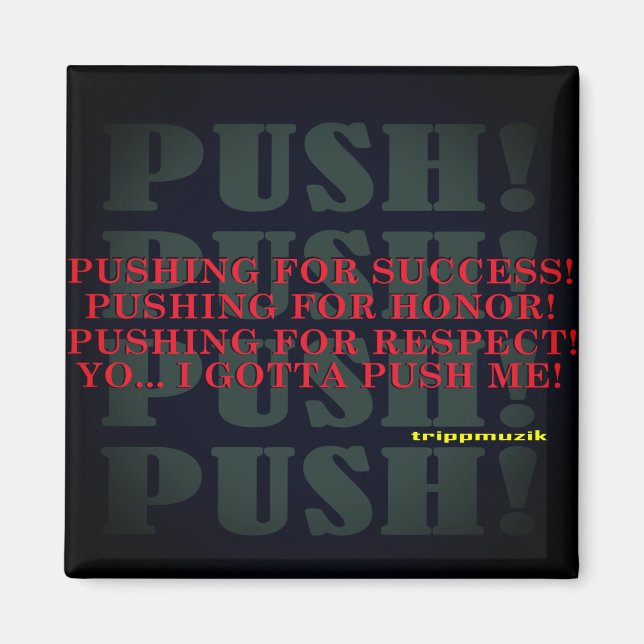 motivational push magnet (Front)
