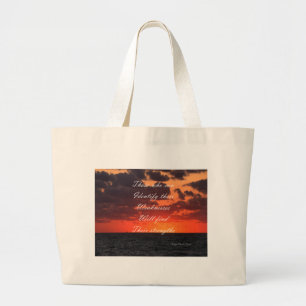 Motivational quotation tote bags