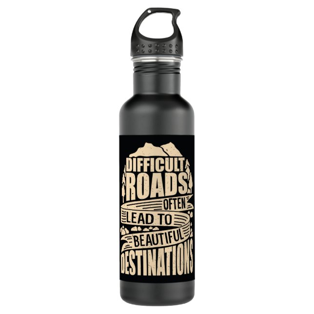 Motivational Quote 710 Ml Water Bottle (Front)