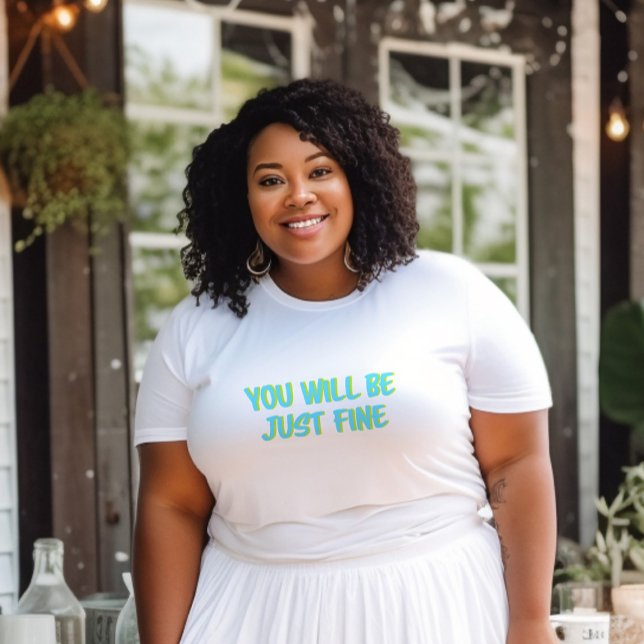 Motivational Quote and Encouragement-Block Letters T-Shirt (Creator Uploaded)