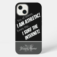 Motivational quote: Athletic internet surfer!
