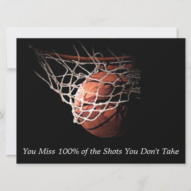 Motivational Quote Basketball (Front)