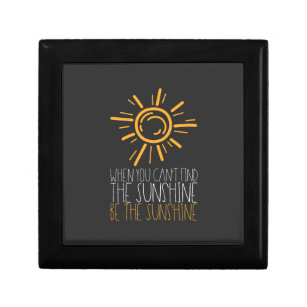 Motivational Quote - Be The Sunshine Gift Box