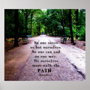Motivational Quote Buddha inspirational Poster
