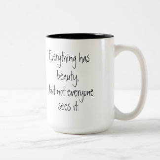 Motivational quote coffee cup beauty saying gift