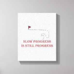 Motivational Quote Design Canvas Print