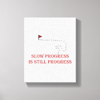 Motivational Quote Design Canvas Print