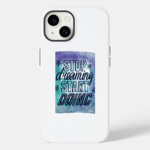 Motivational Quote Design for Achievers iPhone 14 Case