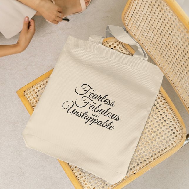 Motivational Quote, Empowered Woman Gift Tote Bag (Creator Uploaded)