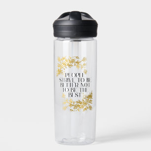 Motivational Quote Fitness Water Bottle - Strive T