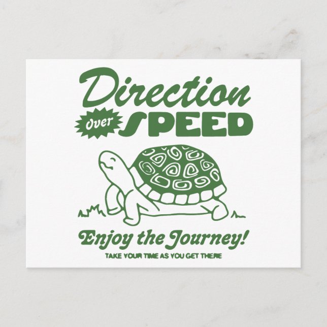 Motivational quote holiday postcard (Front)