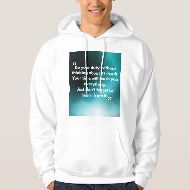🔥 Motivational Quote  Hoodie (Front)