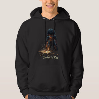 Motivational quote Hoodie gym Sweatshirt for him.
