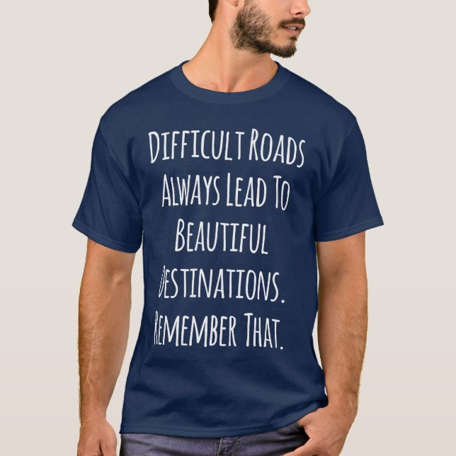 Motivational Quote Inrational Quote vintage T-Shirt (Front)