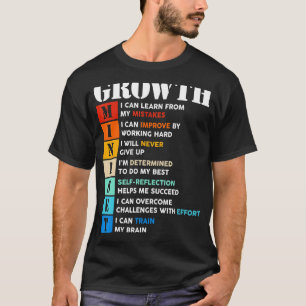 Motivational Quote Inspiration Growth Mindset Defi T-Shirt