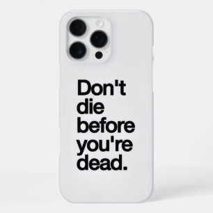 Motivational Quote iPhone16 Case