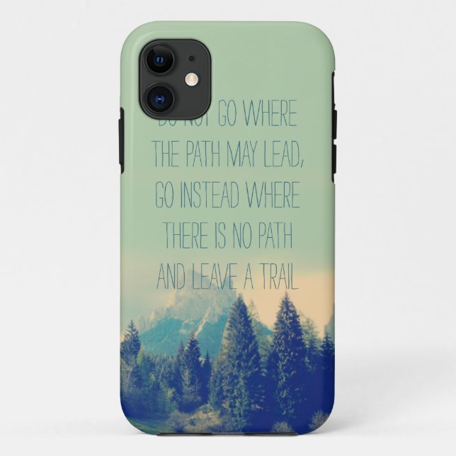 Motivational quote iPhone 5 case Emerson quote (Back)