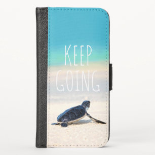 Motivational Quote Keep Going Turtle Beach Case