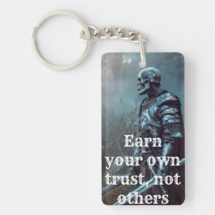 Motivational Quote Keyring Positive Gift for Fri
